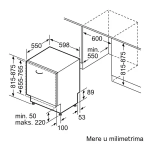 Bosch ugradna sudomašina SMH4HVX14E