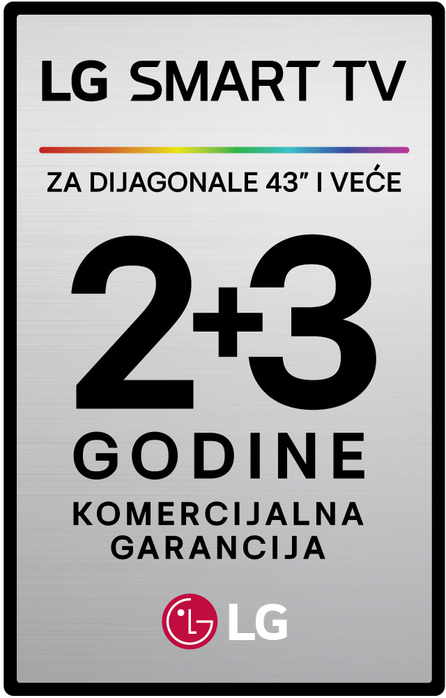 Produžena garancija za LG - Televizori