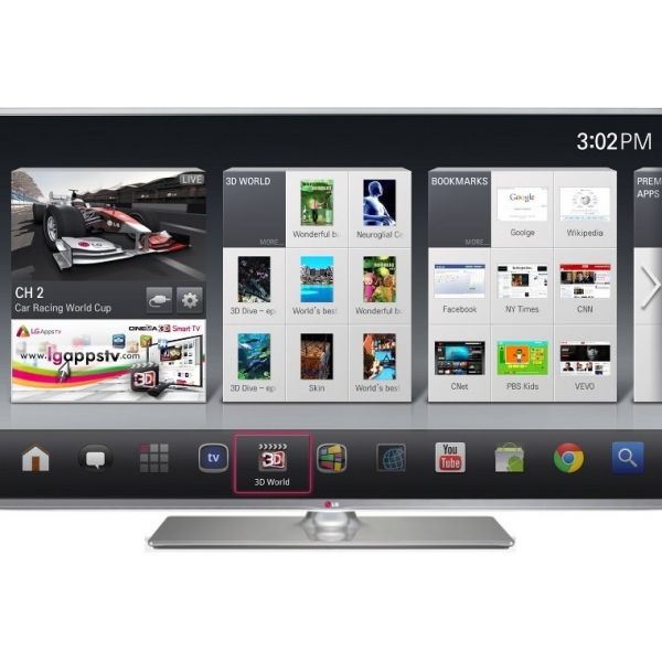 LG 3D LED LCD televizor 55LB650V , Inelektronik