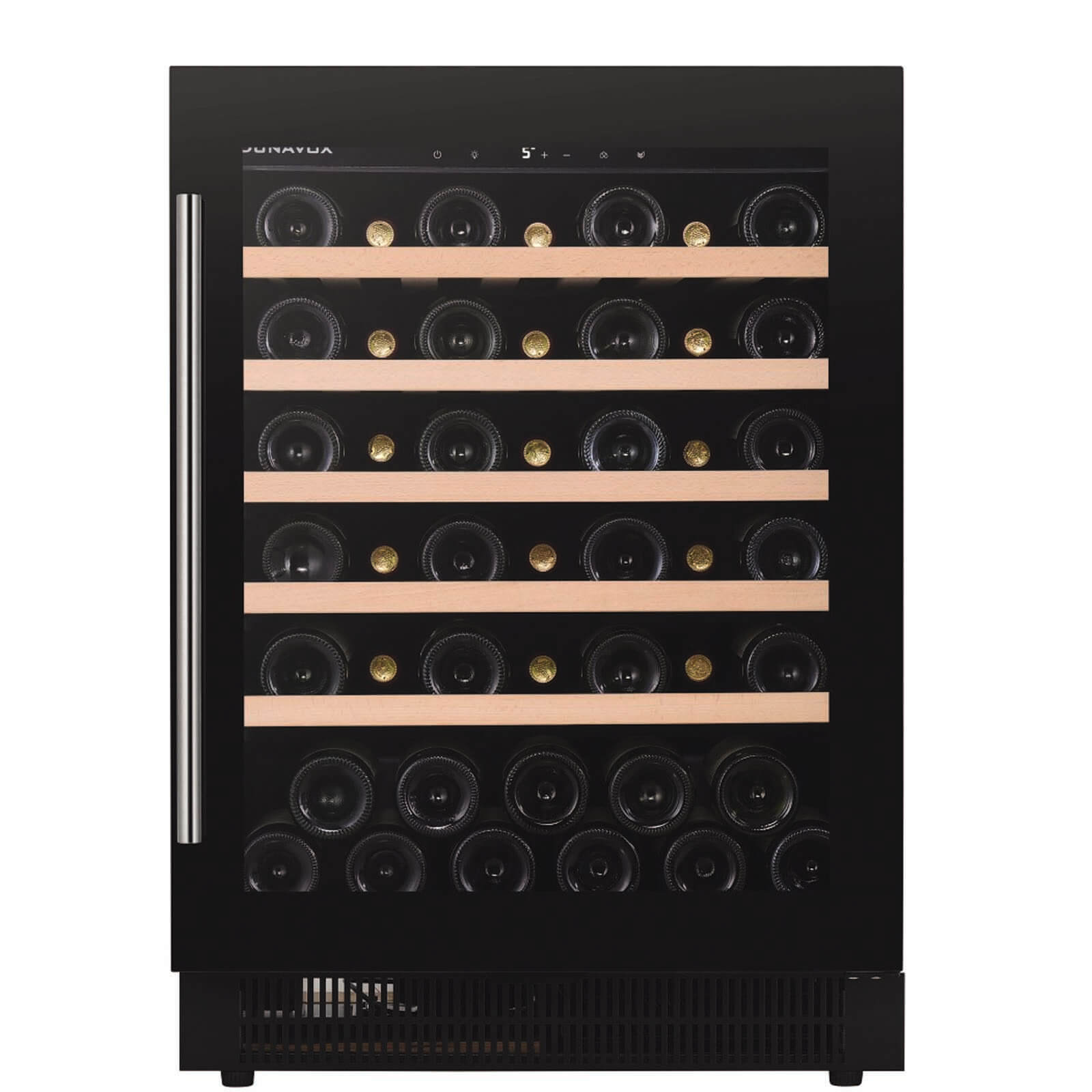 Vinoteca Liebherr UWTes-1672 (2 temperaturas), Frio Ventilado/2 zonas  temp., 82-87X60X58cms, 94 L, Puerta Inox, Clase G