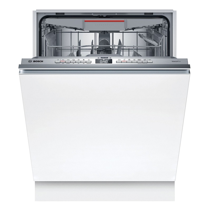 Bosch SMV4EVX00E Lavastoviglie Da Incasso Serie 4 – 60 Cm, 14 Posate, 44 DB, Motore EcoSilence, Home Connect, Classe B