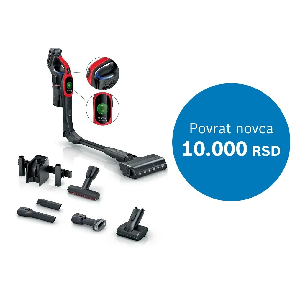 Bosch štapni usisivač BCS1041PET - Inelektronik