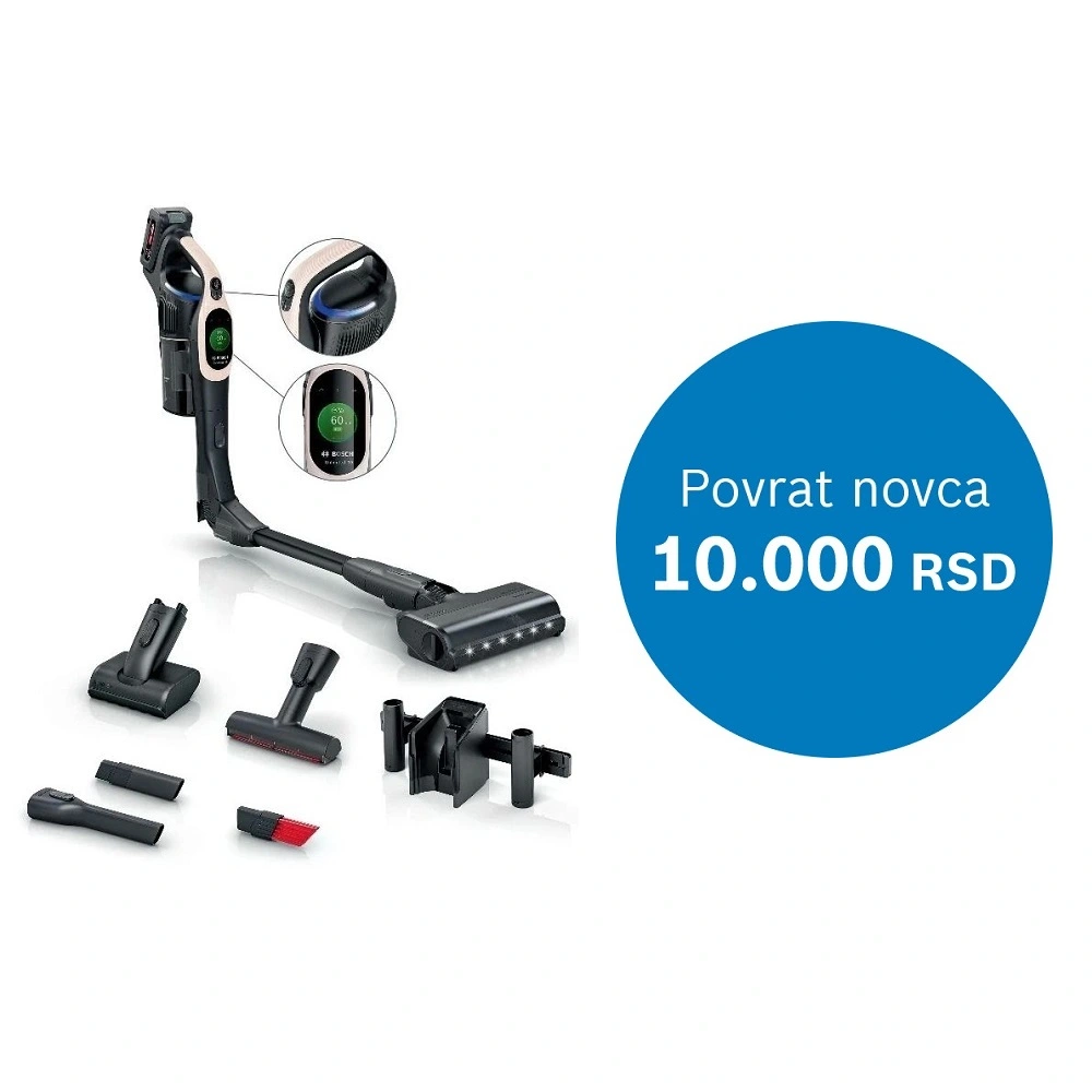 Bosch štapni usisivač Unlimited 10 BBS1041RBA - Inelektronik
