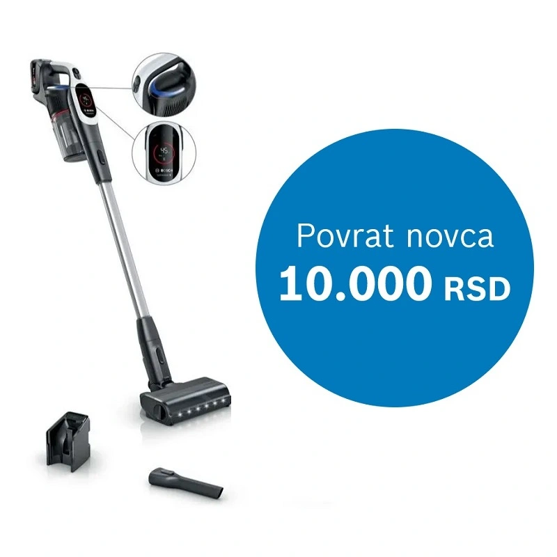 Bosch štapni usisivač Unlimited 9 BCS931WBA - Inelektronik
